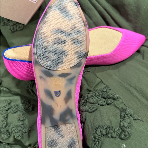 Rothy's Pink and Blue Flats - Picture 2 of 4